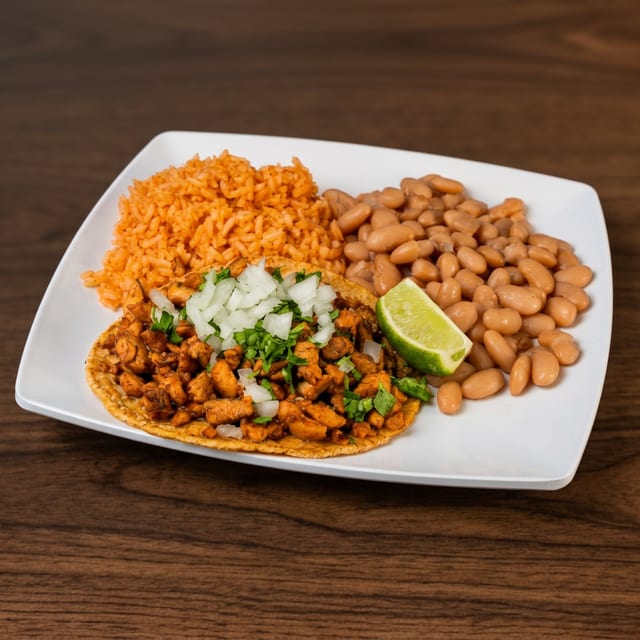 2 Taco Plate.