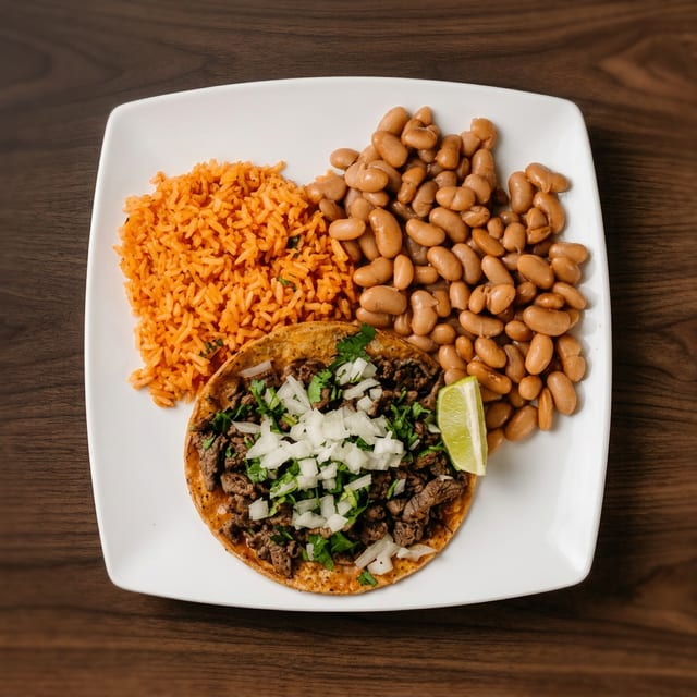 2 Quesa Taco Plate.